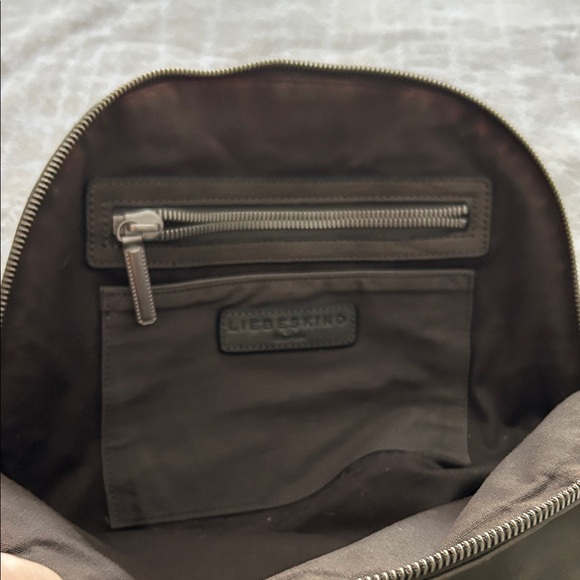 Leibeskind Berlin Olive Leather Double Strap Satchel Shoulder Bag, Large - Picture 10 of 15